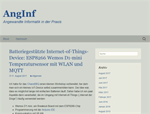 Tablet Screenshot of anginf.de